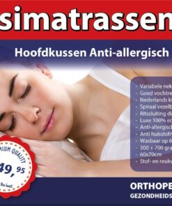 Orthopedisch hoofdkussen met nek ondersteuning