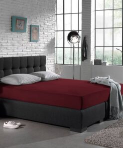 Dreamhouse Jersey hoeslaken bordeaux