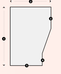 Frans bed matras met binnenhoek